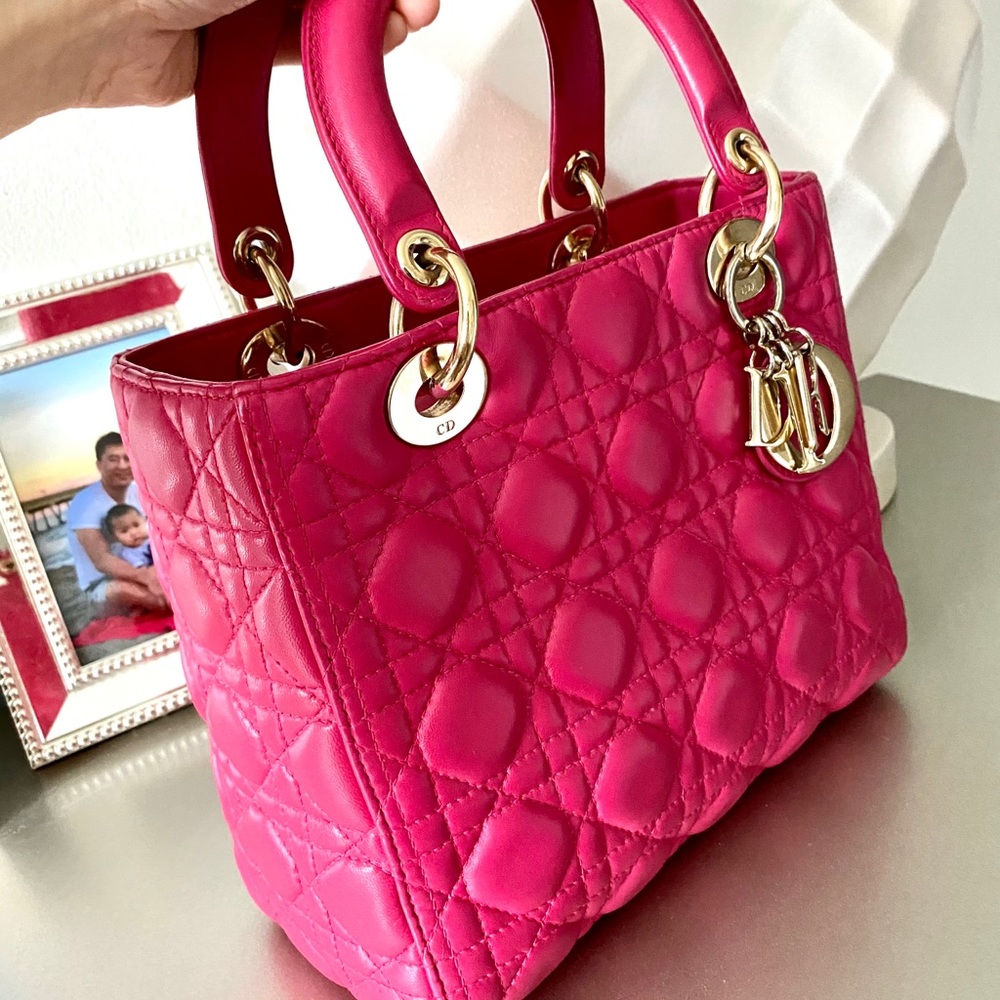 Dior bag lamskin